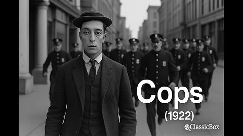 Cops (1922) | Buster Keaton Silent Comedy 🎞️ | Public Domain Classic | ClassicBox Silent