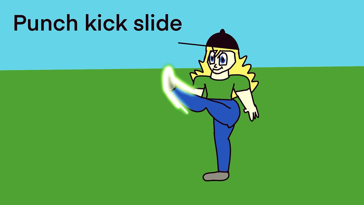 Punch kick slide