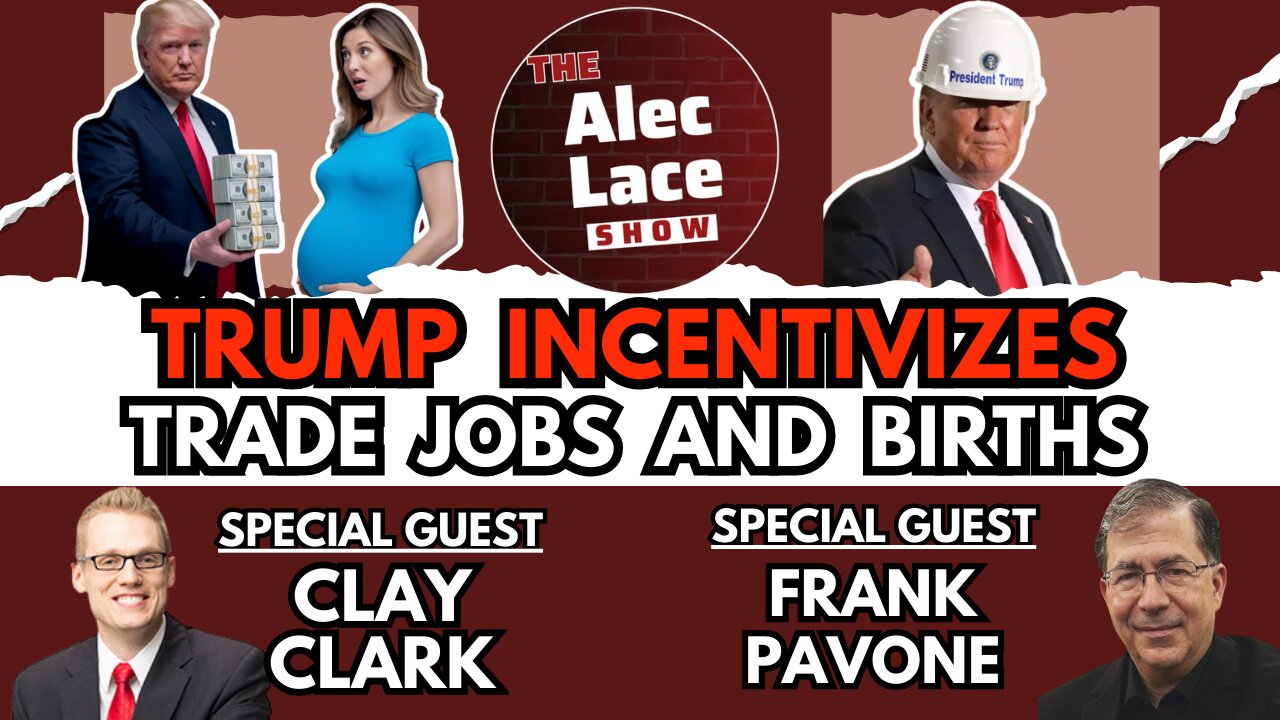 Guests: Frank Pavone & Clay Clark | 5K For New Moms | Trade Job Initiative | The Alec Lace Show