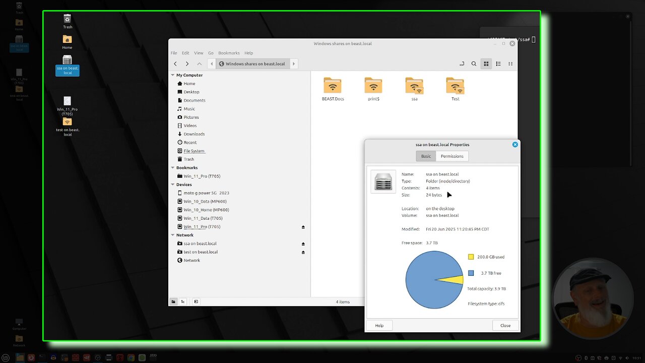 S15E45 - Having Penguin Trouble? File shares, Permission problems? Linux Mint? Think You are Crazy?