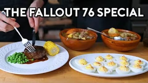 🍲 From Appalachili to Dirty Water: A Fallout 76 Feast | Binging with Babish ft. Alvin Zhou 🎮🔥