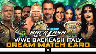 WWE Backlash Italy - Dream Match Card [v2]