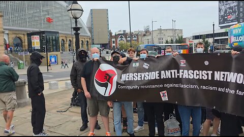 Liverpool UKIP: Deep LeftoCommie Rage at English People, Many Arrests, Much Handcuff