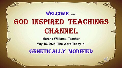 Genetically Modified