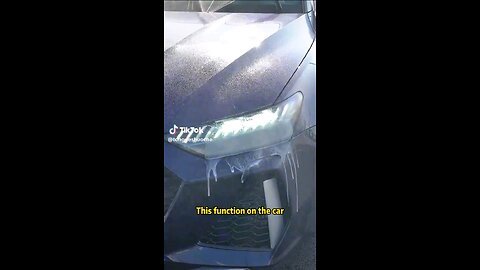How to use the car's lens heating function