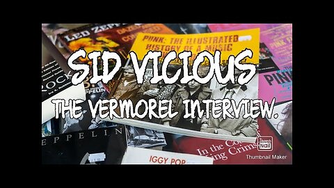 Sid Vicious - The Vermorel Interview PLEASE LIKE AND SUBSCRIBE, IT'S FREE