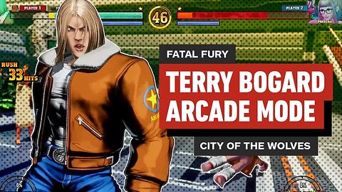 Fatal Fury - City of the Wolves - Terry Arcade Mode Gameplay