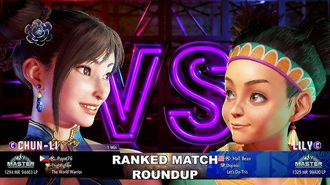Kuya Kalbo SF6 Ranked Roundup. Chun Li Master Rank [Hori Fight Stick]