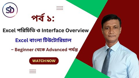 পর্ব ১: Excel পরিচিতি ও Interface Overview