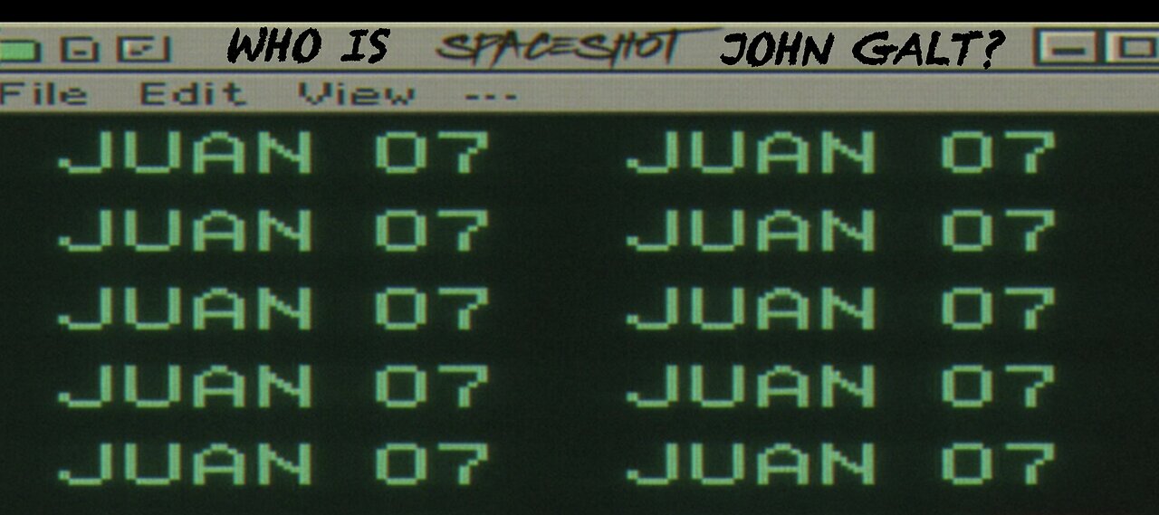 SPACESHOT W/ JUAN O'SAVIN. TRIBUNALS, 2020 IT'S NOT OVER YET. GLOBAL ELECTIONS++.WHO IS John Galt?