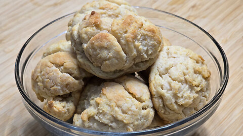 EASY Honey Butter Drop Biscuits
