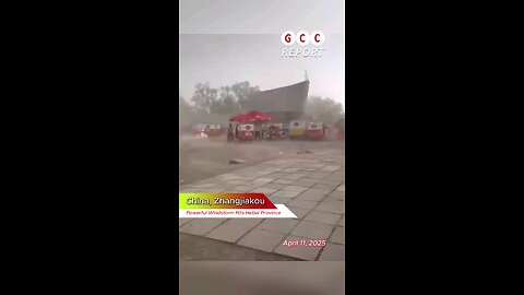 #China #Zhangjiakou #windstorm #weather #Hebei #destruction #anomaly #climatecrisis #weather