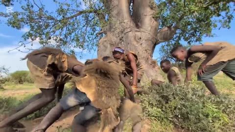 hadzabe tribe Catch and Cooks