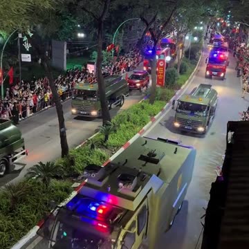 Overview of the equipment participating in the National Day Parade on September 2nd