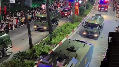 Overview of the equipment participating in the National Day Parade on September 2nd