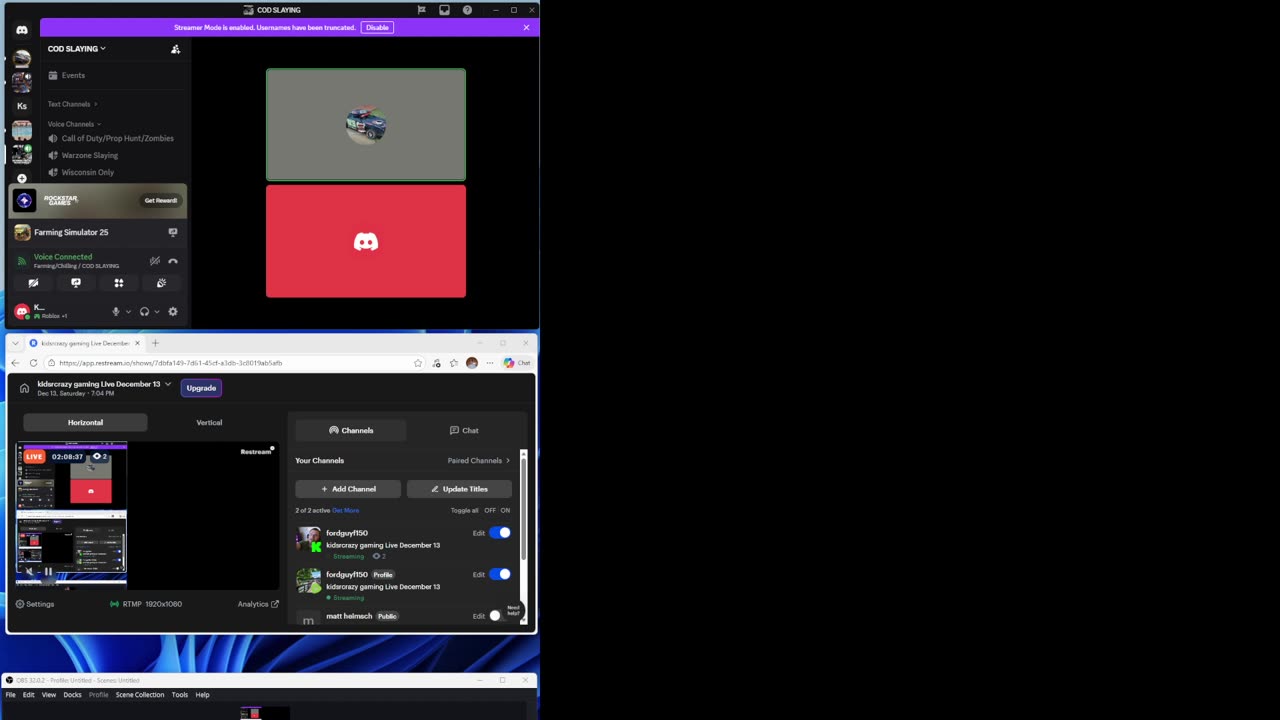 kidsrcrazy gaming Live December 13