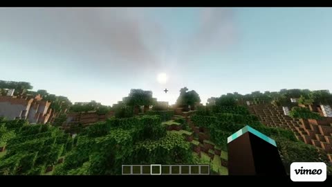 Minecraft shader showcase: Water and sunset