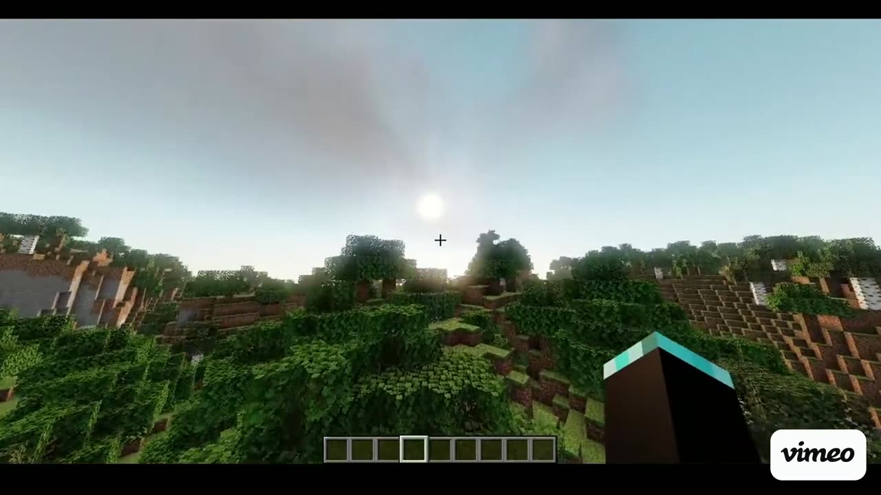 Minecraft shader showcase: Water and sunset