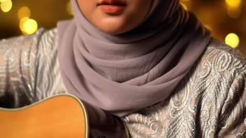 Romantic Acoustic Guitar Mood | #muslimah #shorts #acoustic
