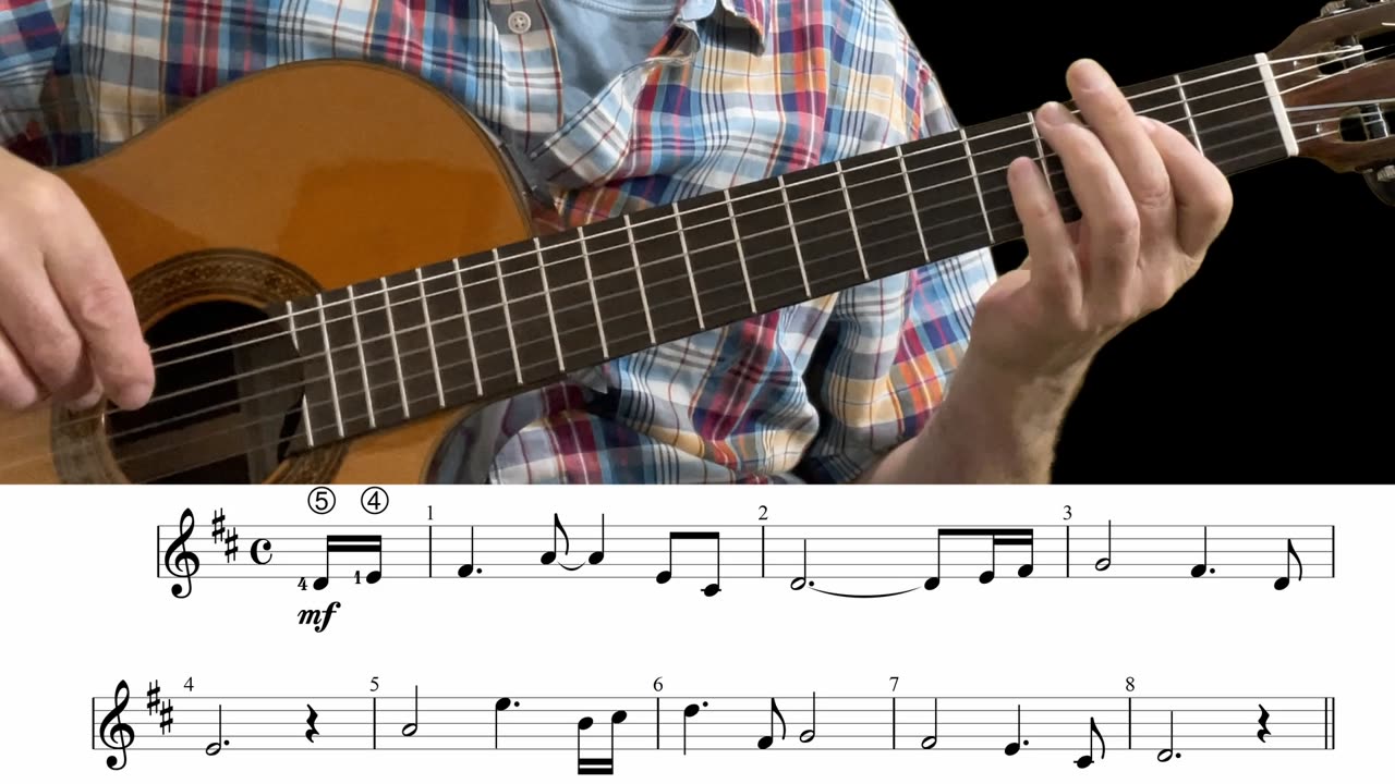 Boost Your Guitar Site-Reading in D-Major Along the Neck