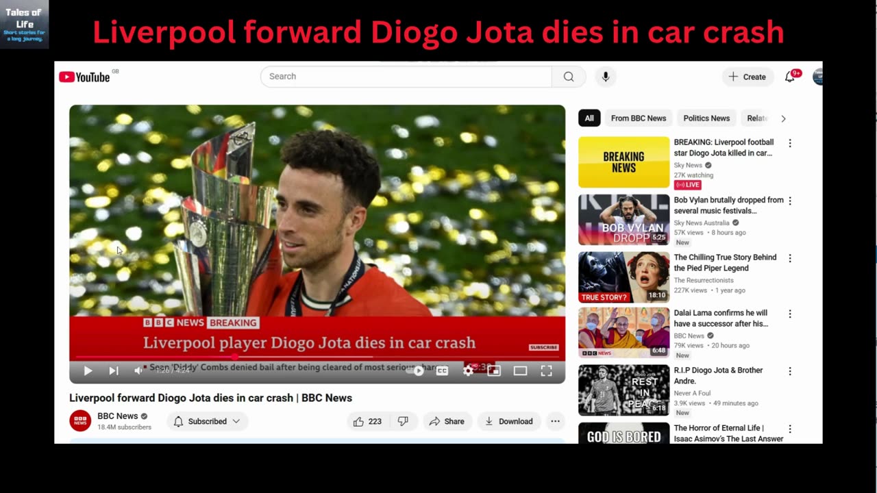 Liverpool forward Diogo Jota dies in car crash