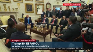 EN VIVO Y EN ESPAÑOL: Trump se reúne con el presidente de Sudáfrica