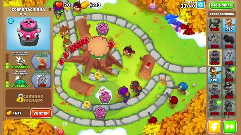 Bloons TD 6 Tree Hole Easy Round 33