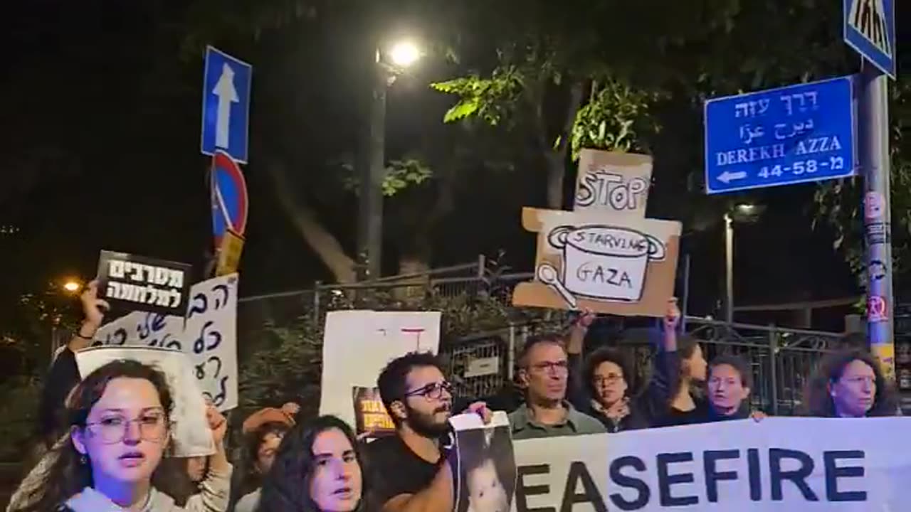 Anti war protest in Israel