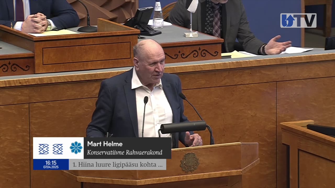 Mart Helme: „Hiina luure ei fabritseeri kohtuasju opositsiooniliste poliitikute vastu, Eesti eriteenistused teevad seda“