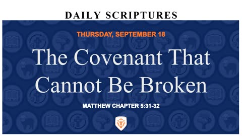 "The Covenant That Cannot Be Broken"