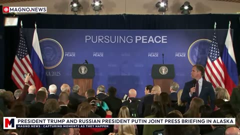 🇺🇸|🇷🇺 President Trump and President Putin Press Briefing After 'Pursuing Peace' Summit in Alaska [LIVE]