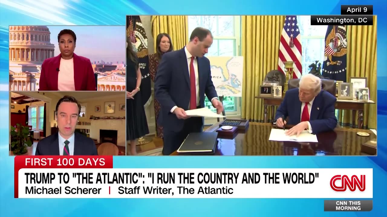 Trump to ‘The Atlantic’_ ‘I run the country and the world’......