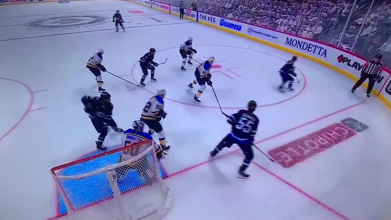 Jets C #55 Mark Scheifele PP🥅(1)🏒Wrist-Shot Goal