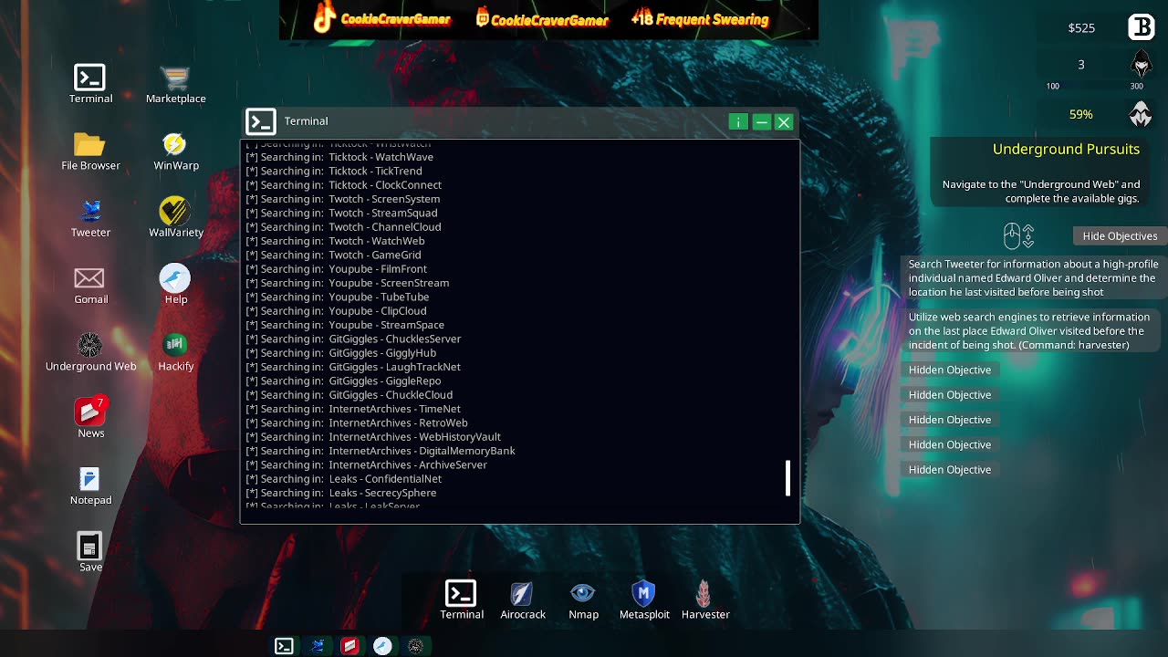 Anonymous Hacker Simulator