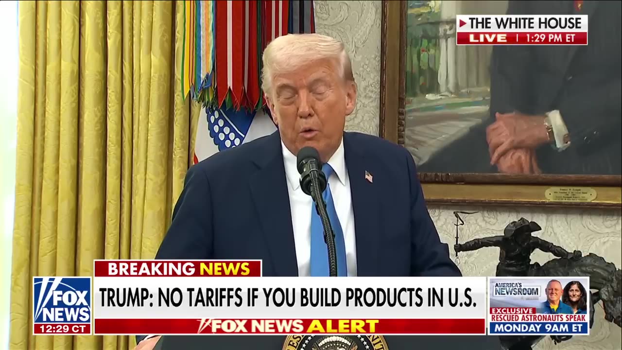 BREAKING: Trump takes questions on Canada tariffs, Greenland and more