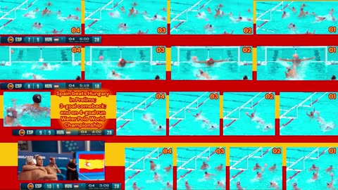 Prototype 147: Spain 4-goal rally to beat Hungary in Water Polo Prelims