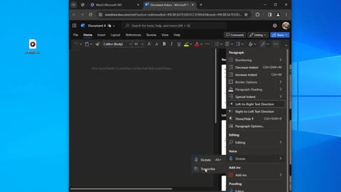 Transcribe Audio Files With Word Online