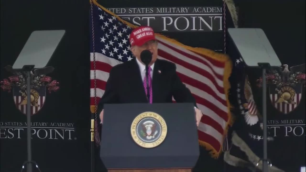 President Trump Addresses the Army Academy’s Class of 2025