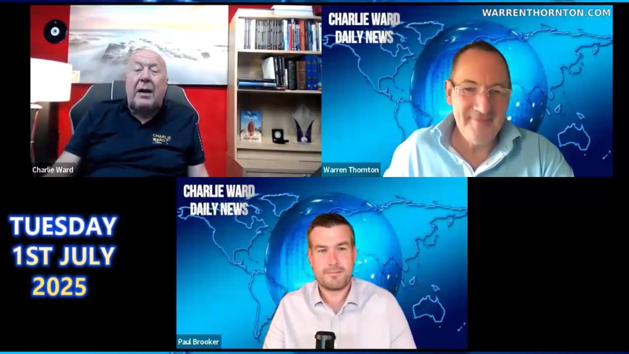 Update July 1: "Charlie Ward Daily News With Paul Brooker & Warren Thornton" .......