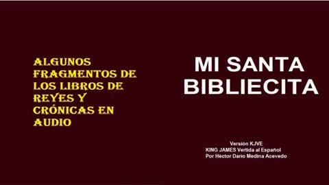 MI SANTA BIBLIECITA 11 Reyes y Crónicas