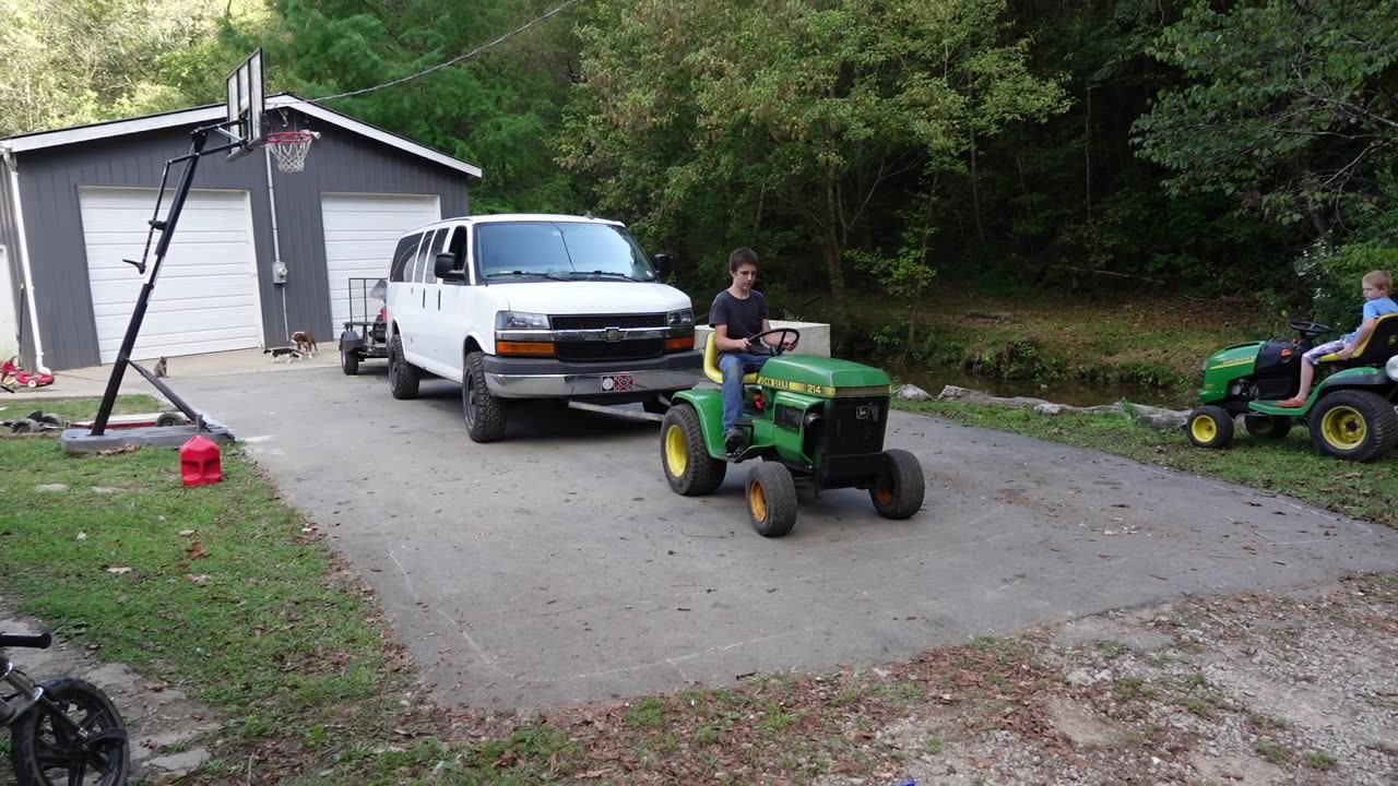 HOW STRONG Is a Garden Tractor/ MudMower w/ Pulley Swap?