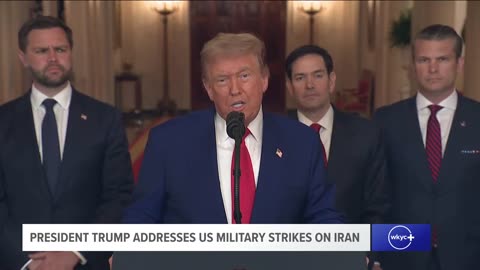 President Trump addresses nation after US bombs Iranian nuclear sites