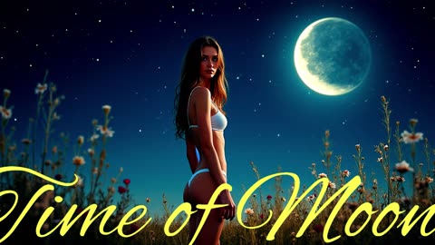 Electronic Music. Song Time of the Moon.