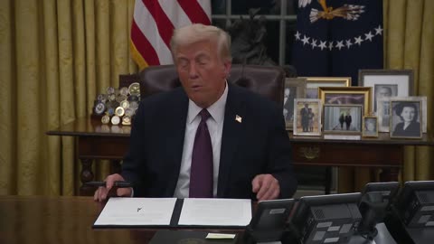 President Donald J. Trump Signs Executive Orders on Day One of Administration
