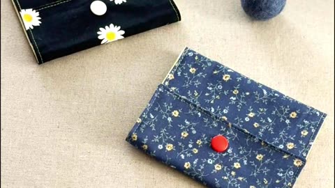 Simple Flower Wallet👝🌼 | DIY | Quick Sewing Tips No.293
