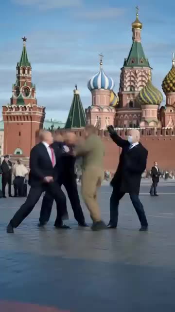 Trump, Putin, Zelensky and Biden Ultimate Fight! 😂 #Funny