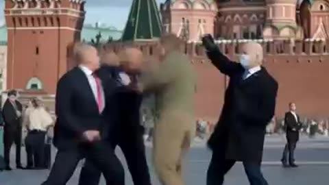 Trump, Putin, Zelensky and Biden Ultimate Fight! 😂 #Funny