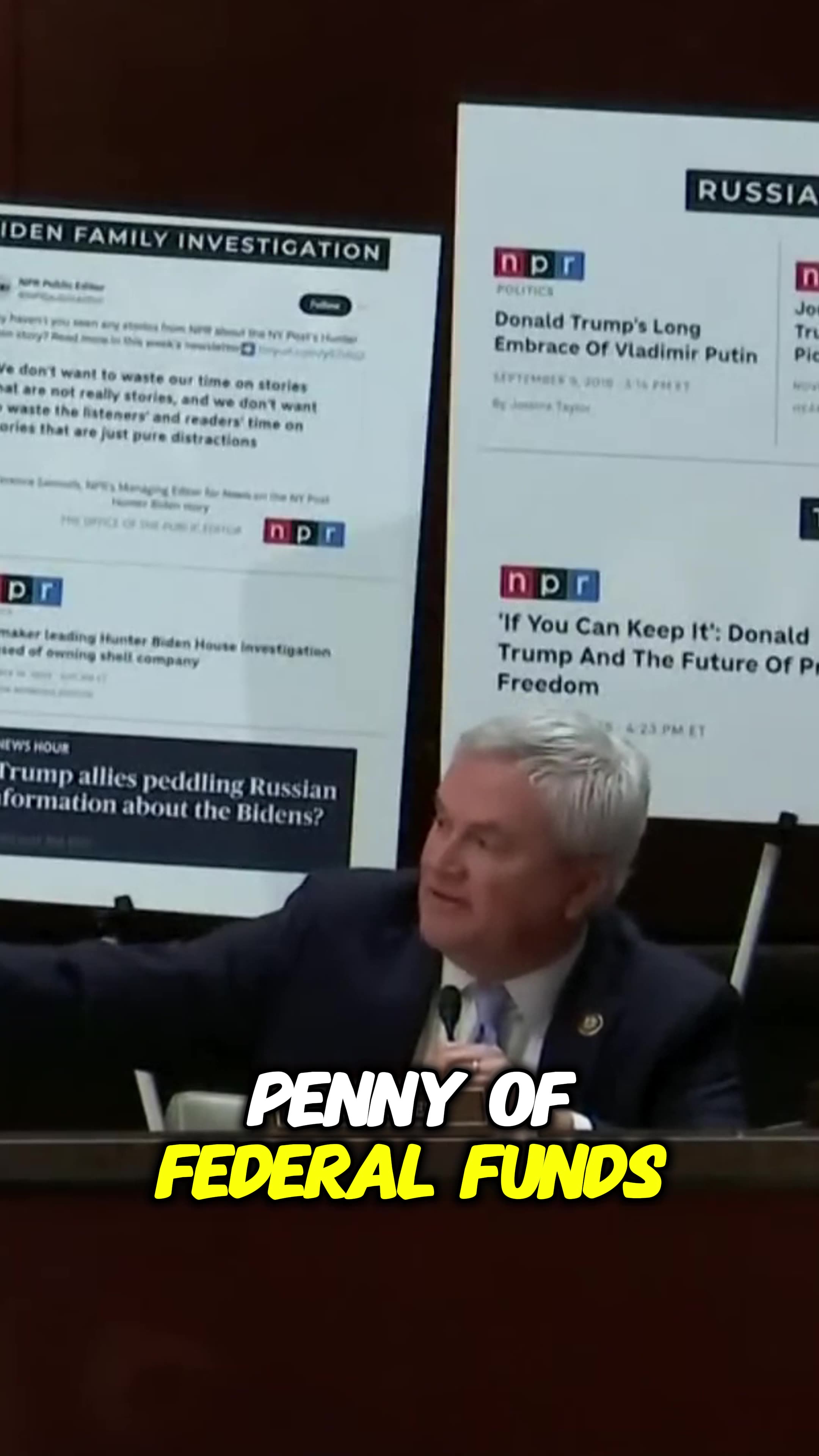 James Comer Challenges NPRs Role Amid Claims of Leftwing Propaganda!