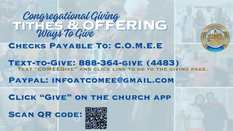 C.O.M.E.E. Mid-Week Service