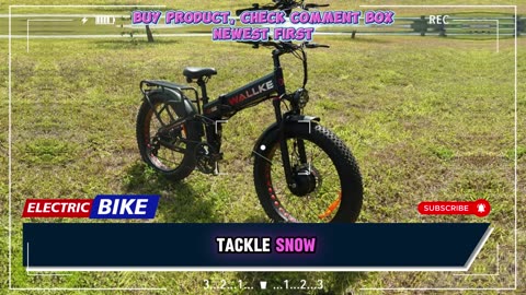WALLKE X3 Pro Max Electric Bike 2800W 48V 44AH Samsung Battery Adult Electric Bicycle